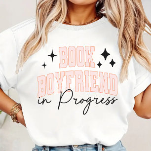 Boek Boyfriend in Uitvoering T-shirt, Cadeau voor  T-shirt
