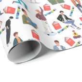 Boek Boyfriend Wrapping Paper Cadeaupapier (Rol Hoek)