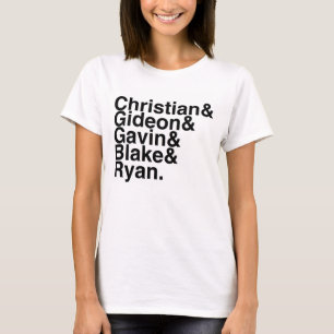 Boek Boyvriend, Christelijk, Gideon, Gavin, Blake. T-shirt