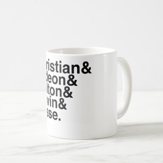 Boek Boyvriend Christelijke Gideon, Colton, Gavin. Koffiemok (Voorkant rechts)