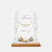 Boek Bruiloft Feest Favoren Acryl Bord (Voorkant)