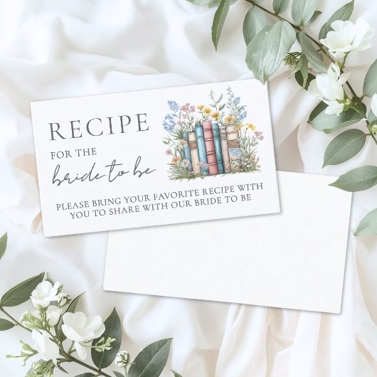 Boek Bruiloftsfeest Recept Informatiekaartje