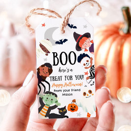 Boek Cadeau Voor Jou Fijne Halloween Kinderkostuum Cadeaulabel