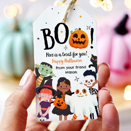 Boek Cadeau Voor Jou Gelukkig Halloween Kinderkost Cadeaulabel