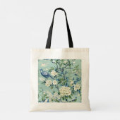 Boek Canvas tas - Initiaal op Chinoisere Pattern (Achterkant)