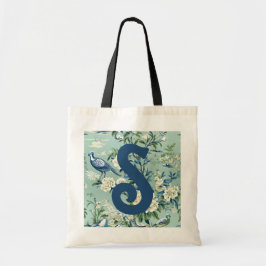 Boek Canvas tas - Initiaal op Chinoisere Pattern