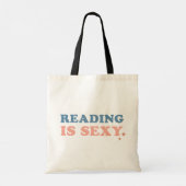 Boek Canvas tas - Lezen is sexy design (Achterkant)