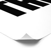 BOEK CLUB-aflezing tussen wijnen Perfect Poster (Hoek)