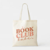 Boek Club Babe Tote Bag (Achterkant)