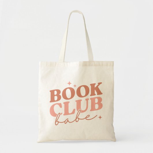 Boek Club Babe Tote Bag (Voorkant)