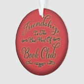 Boek Club / Boek Groep Vriendschap Ornament (voorkant)