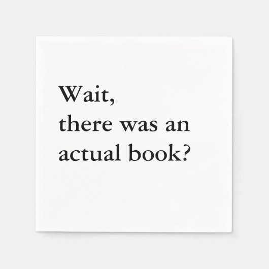 Boek Club Cocktail Servetten - Wacht (Voorkant)