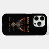 Boek Club Dragon voor Fantasy Lovers Custom Text Case-Mate iPhone Case (Achterkant (horizontaal))