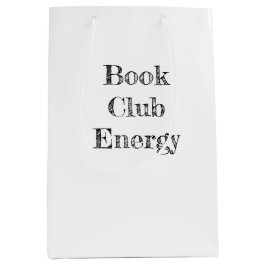 Boek Club Energy Medium Gift Bag Cadeauzakje