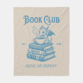 Boek Club Fantasy Dragon Lovers Fleece Deken