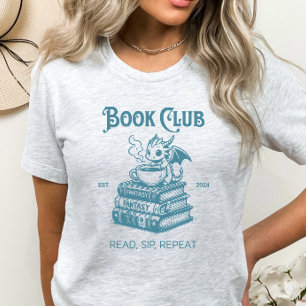 Boek Club Fantasy Dragon Lovers T-shirt