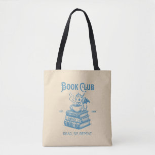 Boek Club Fantasy Dragon Lovers Tote Bag