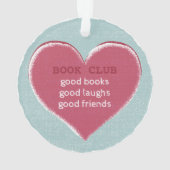 Boek Club Hart Goede Vriend Ornament (achterkant)