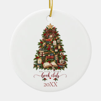 Boek Club Keramisch Ornament