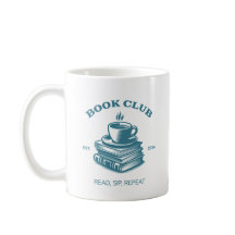 Boek Club Koffie en boeken Lees sip Herhaal