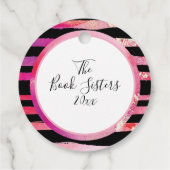 Boek Club Naam Grappig Boek Citaat Bedankjes Labels (Achterkant)