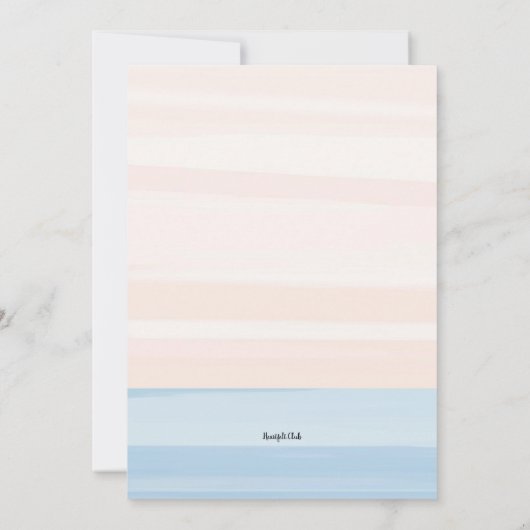 Boek Club Party Kaart (Achterkant)