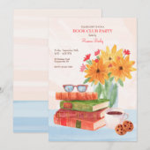 Boek Club Party Kaart (Voorkant / Achterkant)