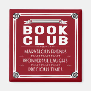 Boek Club Typografie Magneet