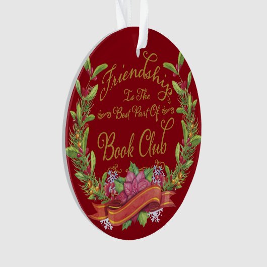 Boek Club Vriendschap Ornament (voorkant)