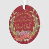 Boek Club Vriendschap Ornament (voorkant)
