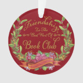 Boek Club Vriendschap Ornament (voorkant)