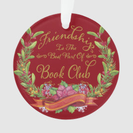 Boek Club Vriendschap Ornament