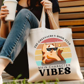 Boek Clubnaam Hoofdpersonage Vibes Tote Bag