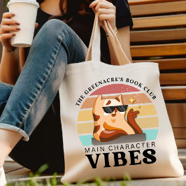 Boek Clubnaam Hoofdpersonage Vibes Tote Bag