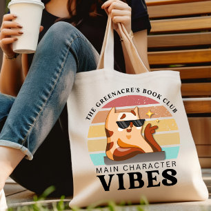 Boek Clubnaam Hoofdpersonage Vibes Tote Bag