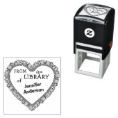 Boek Collectie uit de bibliotheek van aangepaste n Zelfinktende Stempel (In situ)