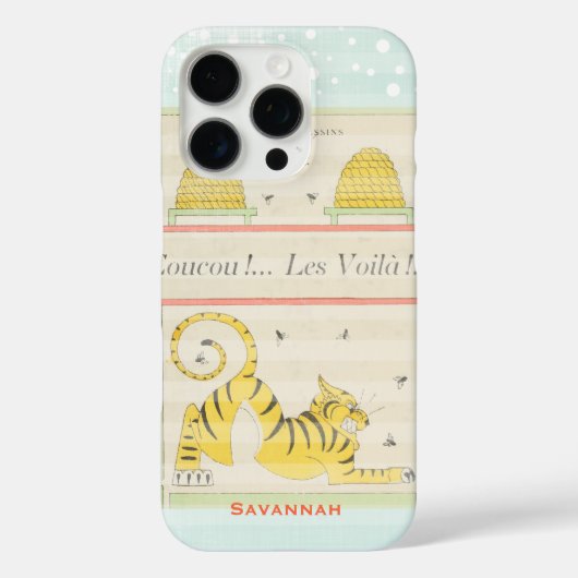  boek Coucou Les Voila Tiger Case-Mate iPhone Case (Achterkant)