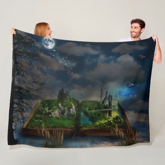 BOEK DER FANTASIE FLEECE DEKEN (In situ)