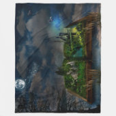 BOEK DER FANTASIE FLEECE DEKEN (Voorkant)