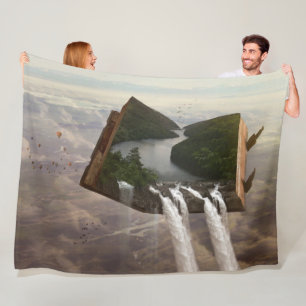 BOEK DER FANTASIES FLEECE DEKEN