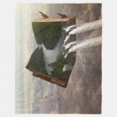 BOEK DER FANTASIES FLEECE DEKEN (Voorkant)