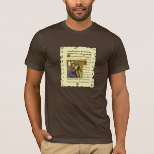 Boek der Uren Middeleeuws manuscript T-shirt