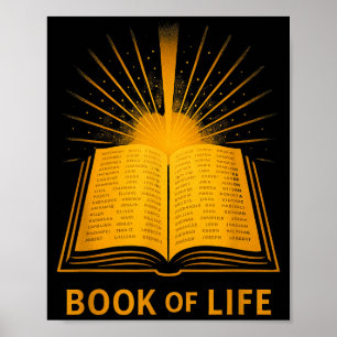 Boek des Levens Christelijke Spirituele Bijbelvers Poster