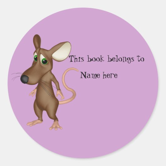 Boek "Dit boek behoort toe aan" Stickers (Voorkant)