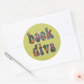Boek Diva 2 Ronde Sticker (Envelop)