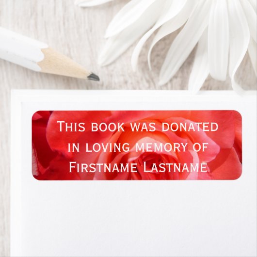 Boek Donatie Sticker Roos (Insitu)