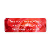 Boek Donatie Sticker Roos (Voorkant)