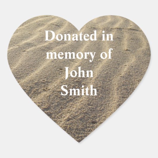 Boek Donatie Sticker Sand (Voorkant)