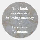 Boek Donatie Sticker Stone (Voorkant)