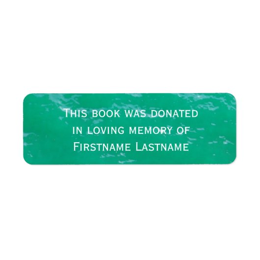 Boek Donatie Sticker Water (Voorkant)